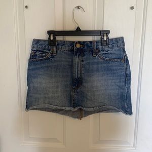 Free People denim skirt